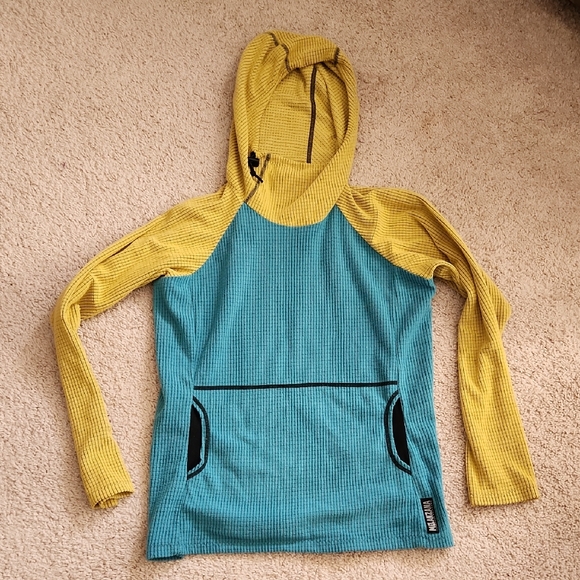 Melanzana Tops - Melanzana Micro Grid Hoodie - Size Small V2